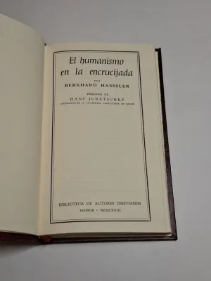 EL HUMANISMO EN LA ENCRUCIJADA