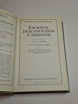 ESCRITOS DESCONOCIDOS E INEDITOS