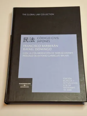 CODIGO CIVIL JAPONÉS. EDICIÓN BILINGÜE Y ACTUALIZADA