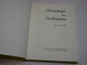 CHRONOLOGIE DES CIVILISATIONS
