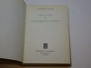 ENSAYOS Y PEREGRINACIONES