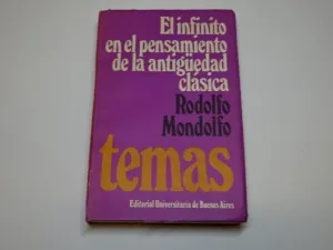 EL INFINITO EN EL PENSAMIENTO DE LA ANTIGÜEDAD CLÁSICA
