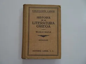 HISTORIA DE LA LITERATURA GRIEGA
