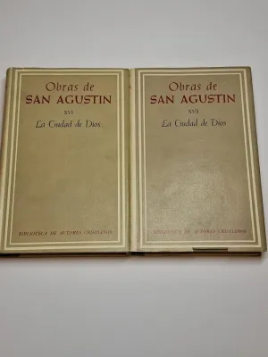 OBRAS DE SAN AGUSTÍN. LA CIUDAD DE DIOS. TOMOS I Y II