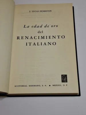 LA EDAD DE ORO DEL RENACIMIENTO ITALIANO