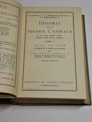 HISTORIA DE LA IGLESIA CATÓLICA. I, EDAD ANTIGUA