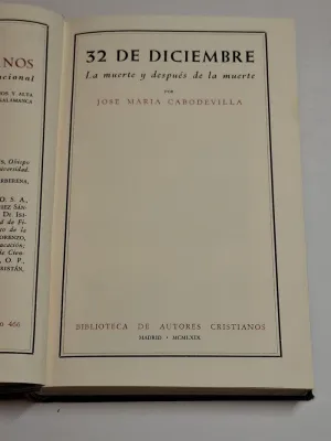 32 DE DICIEMBRE. LA MUERTE Y DESPUÉS DE LA MUERTE