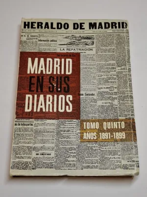 MADRID EN SUS DIARIOS. V, 1891-1899