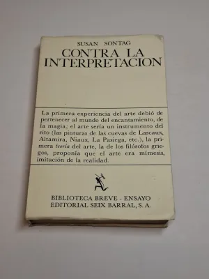 CONTRA LA INTERPRETACIÓN
