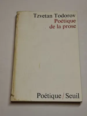 POÉTIQUE DE LA PROSE