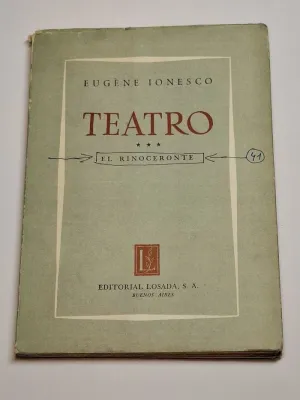 TEATRO. III. EL RINOCERONTE