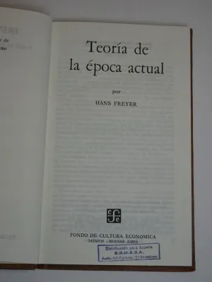 TEORÍA DE LA ÉPOCA ACTUAL