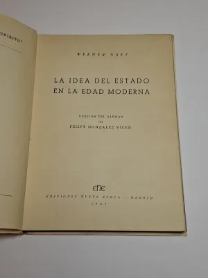 LA IDEA DEL ESTADO EN LA EDAD MODERNA