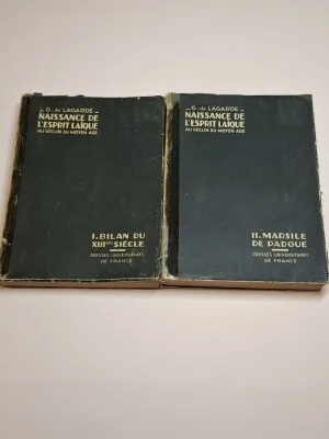 LA NAISSANCE DE L'ESPRIT LAIQUE AU DECLIN DU MOYEN AGE. II. MARSILE DE PADOUE