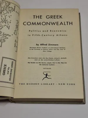 THE GREEK COMMONWEALTH. POLITICS AND ECONOMICS IN FIFTH - CENTURY ATHENS