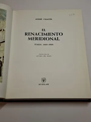 EL RENACIMIENTO MERIDIONAL. ITALIA 1460-1500