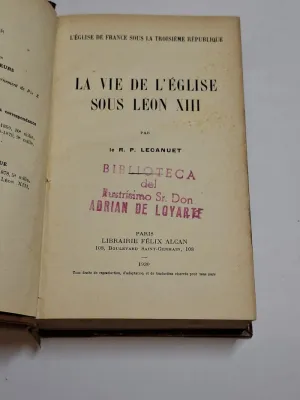 LA VIE DE L'ÉGLISE SOUS LÉON XIII