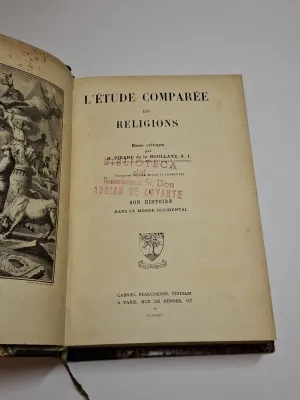 L'ÉTUDE COMPARÉE DES RELIGIONS. I. SON HISTOIRE DANS LE MONDE OCCIDENTAL