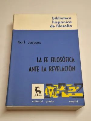 LA FE FILOSOFICA ANTE LA REVELACION