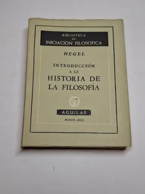 INTRODUCCION A LA HISTORIA DE LA FILOSOFIA